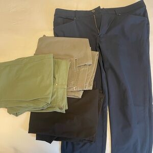 Set of four Lululemon pants (2 ABC, 2 Comission)